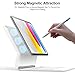 For iPad (A16) 11th &10th generation Case with Keyboard,Backlight Multi-Touch Trackpad for iPad 11th Gen 2025 11 inch&10th Gen 2022 10.9 inch, Magic-Style with Floating Cantilever Stand,T-White