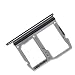 BESTeck_LG G6 H870 H871 H872 LS993 VS998 SIM Tray Card Holder Slot + SD Card Tray Silver Replacement Part (Black)