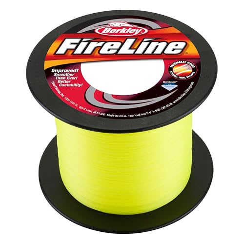 Foto von Berkley FireLine® Fused Original - 8-Strand Superline, Ultra-zähe & Abriebfeste geflochtene Angelschnur für Feingefühl und geschmeidige Würfe, Crystal, 0.17 mm, 23.54 lb|10.7 kg, 328yd|300m