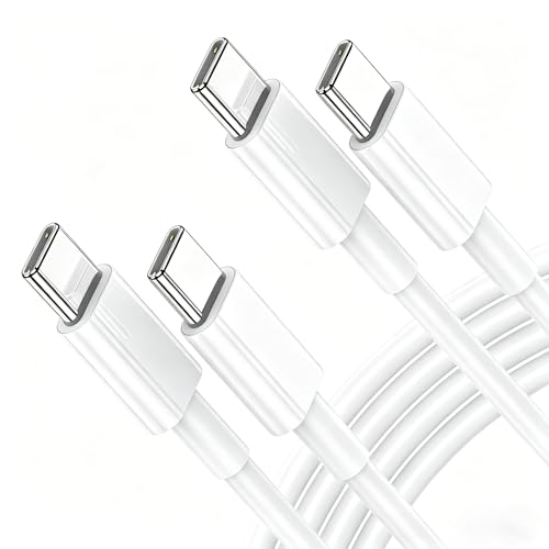 Ofuca USB C to USB C Charger Cable 60W 2PACK1.8M Type C Charger Fast Charging USBC Cable Compatible with iPhone 17 16 15 Pro Samsung S24/S23 iPad Pro/Air MacBook Pro 2020