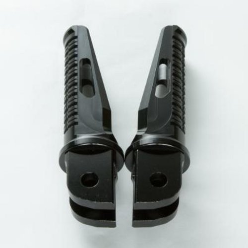 DURA-BOLT SPフロント ステップペグ ピン径:φ8/ホルダー幅:22.2mm ジュラルミン オールブラック 2本 NSP110ALBK