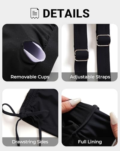 Women Tankini Top Only - Tummy Control Bathing Suit Top 2025 Modest Swim Tank Top Swimsuits No Bottom4