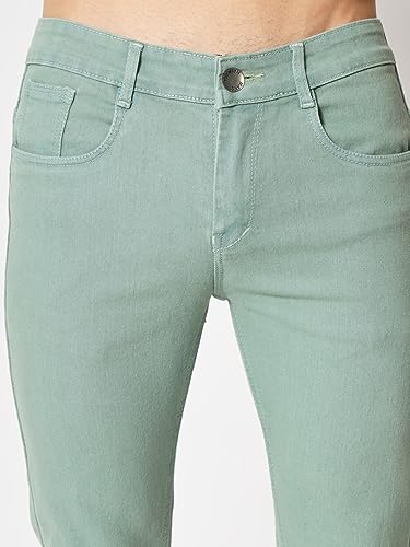 Image of KARGEENS Men Kargeens Men's Jeans Pant Slim Fit Stretchable Casual Wear Low Rise Cotton Blend Denim