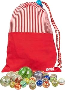 Peggy Diggledey Murmelbeutel, 50 Murmeln, Bunt