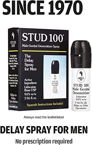 stud 100 male genital desensitizer spray 716- fl ounce box pack of 1
