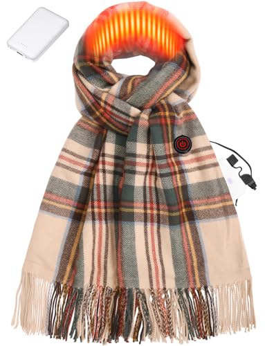 Rechargeable Electric Heated Neck Winter Scarf for Women