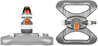 Aspersor circular de 2 niveles, 320 m², color blanco