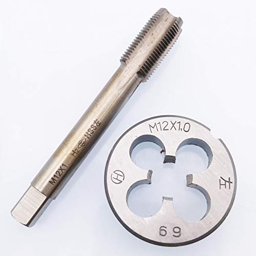 HSS M12 x 1mm Tap and M12 x 1.0mm Die Metric Thread Left Hand