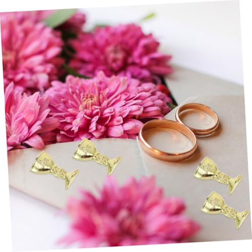 Mini Copas de Ofrenda de Plástico Dorado VANZACK para Evitar Roturas en Bodas 8