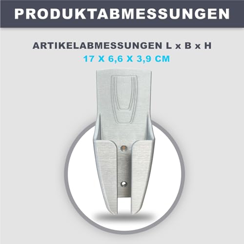 Halterung für Fernbedienung von Reich, Mover Fernbedienung Halterung (Reich-Easydrive), auch geeignet für Knott ETS Plus System, Fernbediungshalterung (Silber)