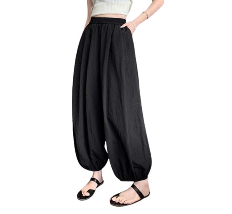 Amazon.co.jp: バルーンパンツ レディース サルエルパンツ ワイド