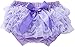REWANGOING 2 Pack of Toddler Infant Baby Girls Bloomers Lace Ruffle Bowknot Cotton Cute Bloomer Shorts