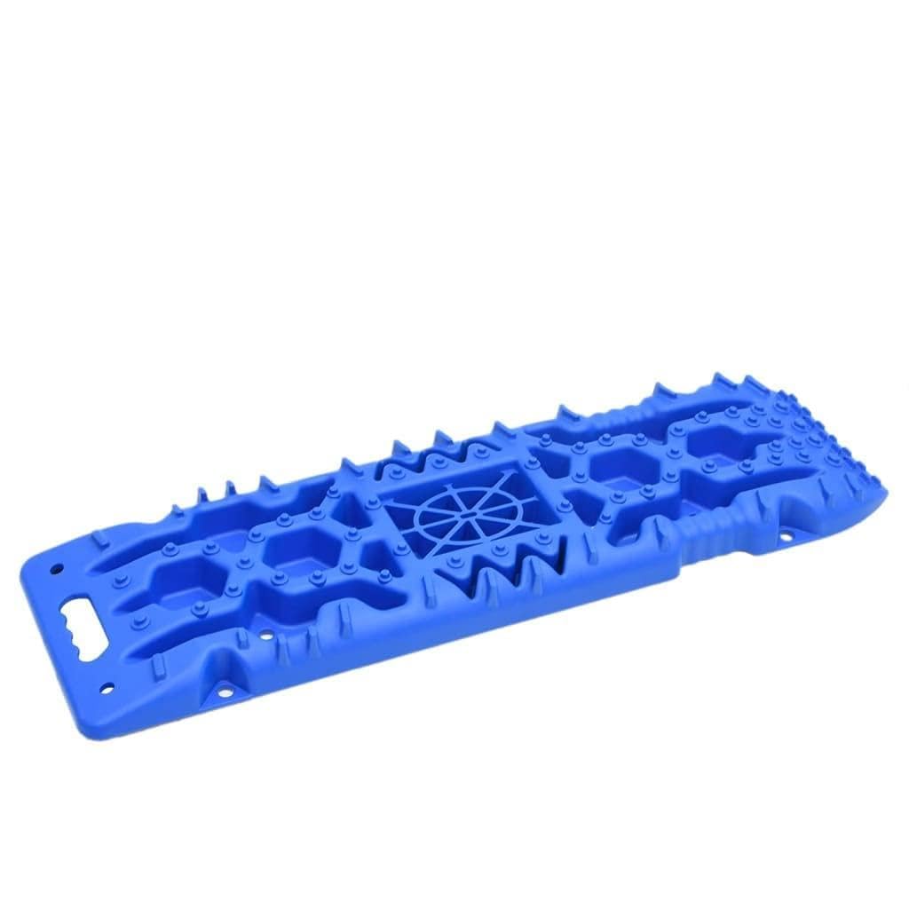 2 pcs Off Road Traction Boards, Recovery Tracks Traction Mat for Vehicle Truck Jeep SUV, Mud, Snow, Maximum Load Capacity: 10 Tonne, Blue 42.1"x12.2"x2.8" Nylon,-1099