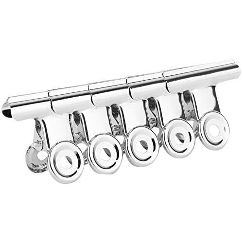 Nagelverlängerung Clips, 5PCS Edelstahl Kurve C Nagelkrümmung Klemmklammern Multifunktionales Nail Art Zubehör Metallwerkzeuge