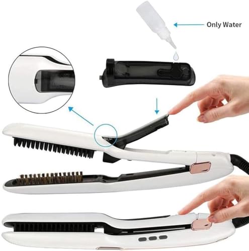 Plancha de Pelo Profesional de Vapor con Luz Infrarroja para Alisado y Estilizado miniatura 3