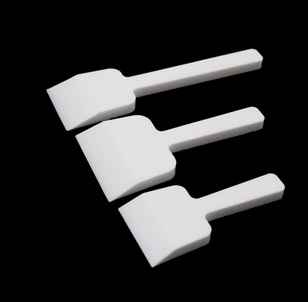 Raspador de PTFE de alta temperatura con mango - 1 pala for ácido y resistencia(80x150mm)