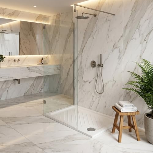 Receveur de douche rectangulaire 80x100 cm en céramique antidérapante Gemma 2 | Dolomite