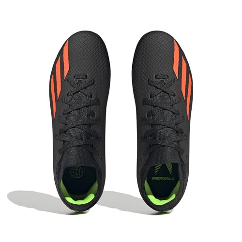 adidas Unisex X Speedportal.3 Youth Firm Ground Cleats, Updated Sole Plate, Little Kid/Big Kid Sizing2