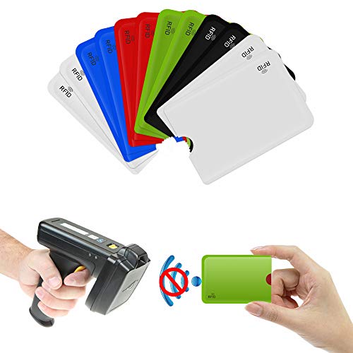 Cm Unisex-Adult Rfid Blocking Passport Sleeve Credit Card Cover For Identity Theft Prevention, 12 Pcs Card Sleeve And 4 Pcs Passport Sleeve, Multi #TOP1