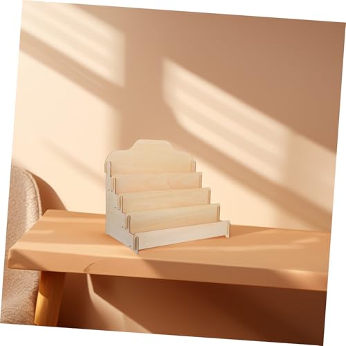 Expositor de madera para tarjetas NIYANGLE, ideal para ferias artesanales 7