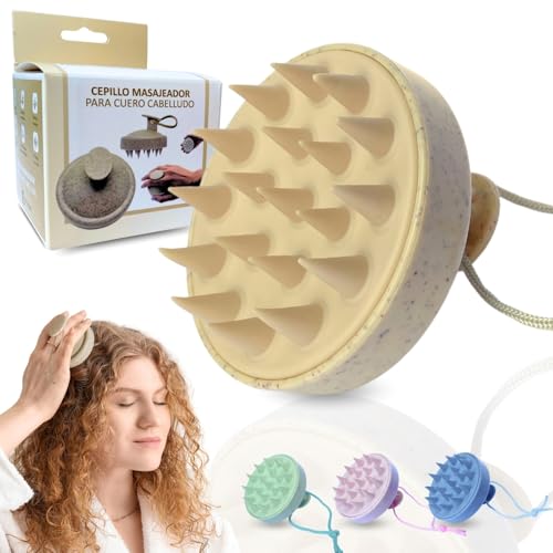 ETISEN, Spazzola Massaggiante per Cuoio Capelluto, Massaggiatore Capillare per Capelli Bagnati e Asciutti, Esfoliante per la Crescita dei Capelli