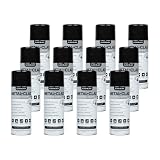 METAL-CLAD Case of 12 Aerosol Spray Paint (Gloss Black) 8-S-3313CS