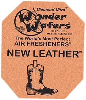 Wonder Wafers Air Fresheners 50ct. Individually Wrapped, New Leather Fragrance