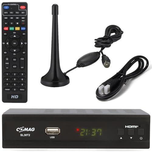 Opticum NSE DVB-T2 Receiver + aktive Zimmerantenne