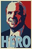 John McCain Hero Cool Wall Decor Art Print Poster 24x36