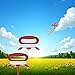 BWESOO 2Pcs Red D Shape Winder with 100m Line String for Outdoor Sports Flying Kite,Kite Board Tool Kit Kites and Wind Spinners