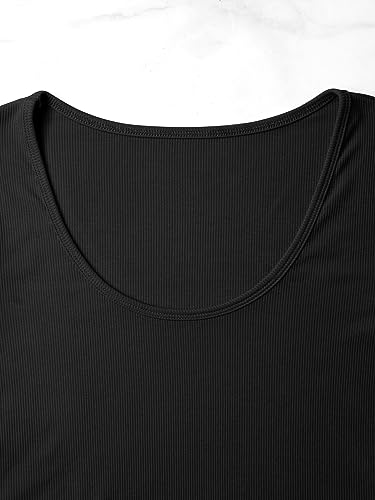 ZXZY Women Soft Ribbed Sparkly Rhinestone Fringe Long Sleeve Crop Top Cropped T Shirts3