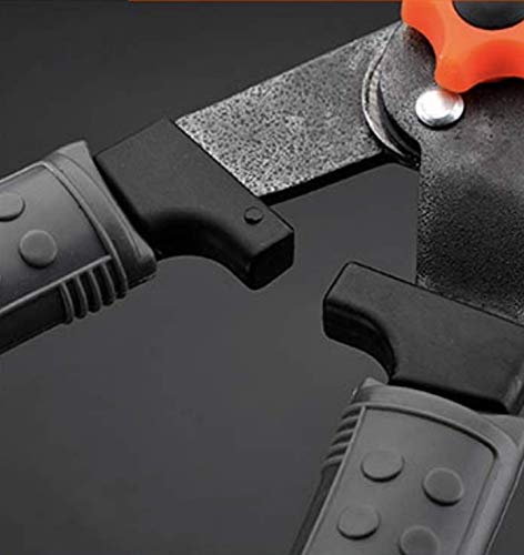 Edward Tools Heavy Duty Hedge Clippers - 25” Manual Garden Hedge Shears With Wavy Carbon Steel Blade For Trimming Shrubs, Boxwoods, Weeds, Bushes - Ergo Rubber Grip Handle #TOP4