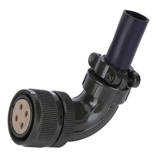 Conector aeronáutico 4 pines 2.2KW-5.5KW aleación codo miniatura 2