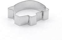 Vista 3 de HEMOTON Cortadores de galletas con forma de cerdo, 5 piezas, acero inoxidable, fácil de limpiar, herramientas para hornear para bricolaje