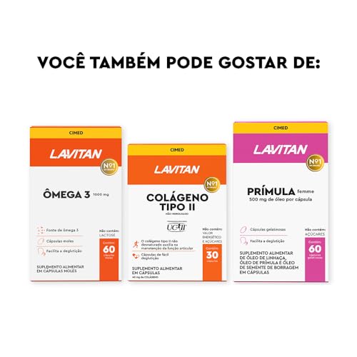 Multivitamínico Lavitan 50+ Mulher Com 60 Comprimidos
