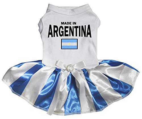Robe pour chien rayures blanches style argentin unique taille XXL - 2