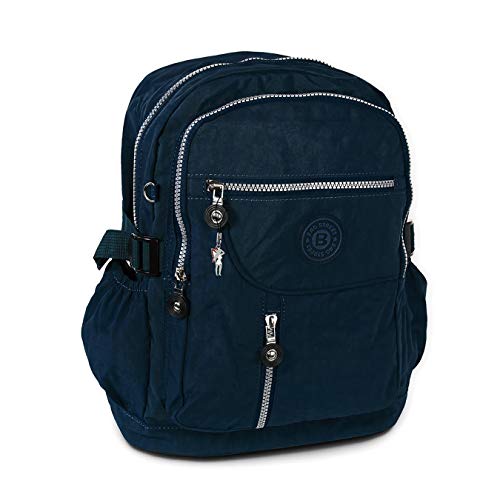 DrachenLeder Bag Street Nylon plecak damski męski torba sportowa wybór kolorów 30 x 18 x 38 D3OTJ604X, grantowy, m
