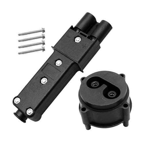 KAKA AUTO PARTS 48V Golf Cart Charger Handle Plug & Receptacle Kit Compatible with Yamaha G19&G22 JR1-H235A-00