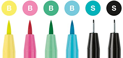 Image of Faber-Castell Hand Lettering Pitt Artist Pen Set - Pack of 6
