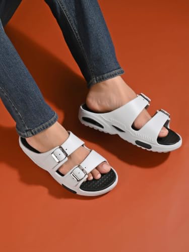 Image of SLIPOVER Dangal Men Flip Flops with Soft Cushion Sole | Slip On Wear | Upper EVA Lightweight, Combortable, Durable Stylish Chappal Indoor & Outdoor | Soft EVA Slides