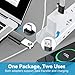 4 Pack USB to USB C Adapter, 2Pack Type C Female to A Male Converter，2Pack USB C Male to USB 3.0 Female OTG Converter for Apple Watch Ultra 8 9,iPhone 16 15 Pro Max 14 13,AirPods, Samsung S24S Black