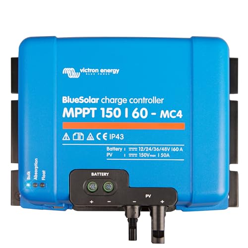 Controlador solar MPPT Victron 150V 60A para solucionar problemas de falta de energía en invierno