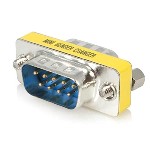Image of StarTech.com SLIMLINE DB9 GENDER CHANGER Slimline Serial DB9 Gender, GC9SM (Slimline Serial DB9 Gender Changer - M/M, DB-9, DB-9, Silver)