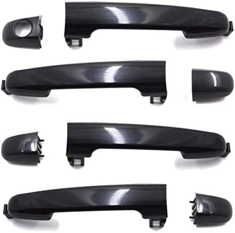 Poignée De Porte Extérieure Droite Avant Noire Pour Hyundai Sonata 2006-2010 - Neuf