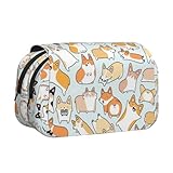 motif xf6 yamaha Scène applicable : sac de rangement imprimé chien Corgi adapté pour l'école, les croquis, les voyages d'affaires et d'autres occasions à utiliser