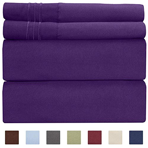 Extra Deep Pocket Sheets - 4 Piece Sheet Set - Queen Sheets Deep