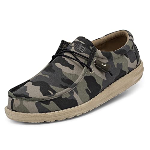HEYDUDE Men's All Wally Styles | Mens Shoes | Men's Lace Up Loafers | Comfortable &...