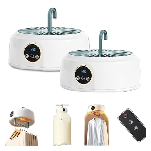 Máquina de planchar automática for el hogar, vaporizador de ropa 2 en 1 y sistema de plegado con vapor vertical, uso interior/exterior(White*2)