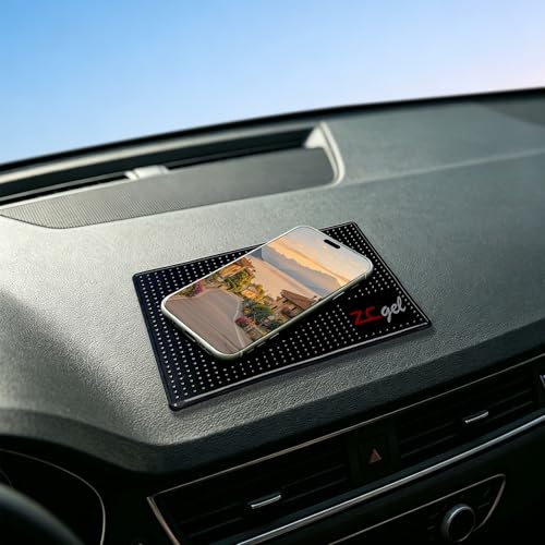 Alfombrilla para salpicadero de coche antideslizante sin pegamento residual 7