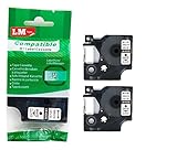 2/Pack Compatible with Dymo 1/2